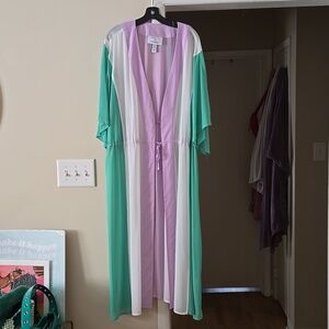 BeautiCurve X Lane Bryant Multicolor Maxi Overpiece